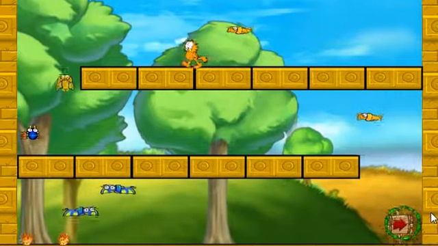 Garfield Adventure (Бродилки для девочек: Приключения Гарфилда) - прохождение игры смотреть онлайн