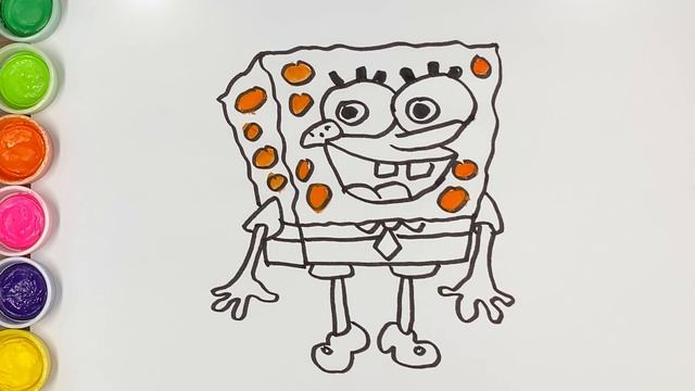 Нарисуй Губку Боба для ребенка / Bolalar uchun Spongebob chizish / Draw Spongebob For Kid смотреть онлайн