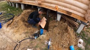 Как установить скважинный адаптер со сливным клапаном для использования зимой с наездами на дачу?