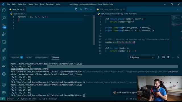 Python kurz v Slovenčine | Lekcia 25 | Map reduce filter смотреть онлайн