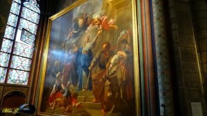 Париж.Франция.Витражи,Собор  Парижской Богоматери - Нотр-Дам-де-Пари (фр. Notre-Dame de Paris)