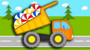 ИГРУШЕЧНЫЕ Машинки. Строительные и Рабочие автомобили - Учим ВИДЫ ТРАНСПОРТА