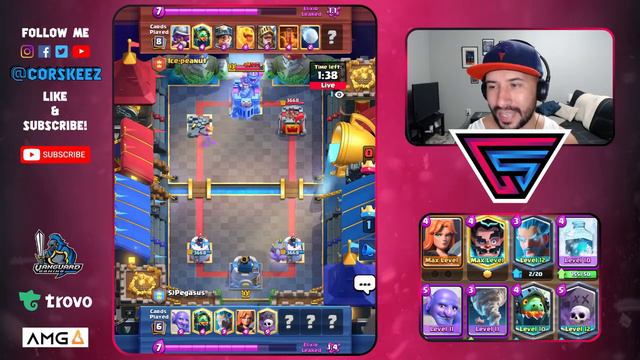 GRAVEYARD FREEZE OP DECK | BEST BOWLER DECK | CLASH ROYALE REDDIT INFERNO DRAGON смотреть онлайн