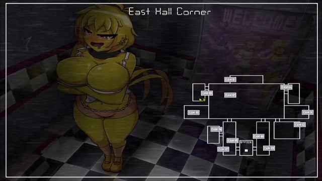 Five Nights In Anime Remastered Beta | Пять Ночей в Аниме Пересоздание Бета | Скримеры и 1 ночь