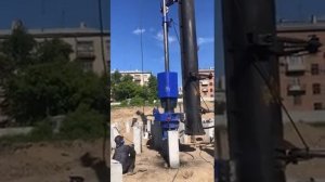 Запуск Штангового Дизельного Молота DD-35