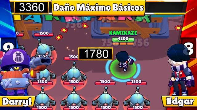 ♻️EDGAR vs DARRYL♻️1vs1♻️28 Test♻️Brawl Stars смотреть онлайн