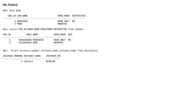 Databases: PDB state in Oracle 12c RAC смотреть онлайн