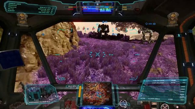 MechWarrior Online : Ended In Defeat LRM15 Boat Warhammer Mech смотреть онлайн