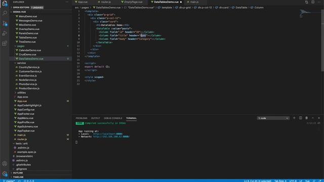PRIMEVUE - 2. DataTables Part 1 смотреть онлайн