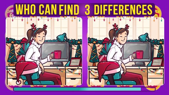 Hey! Santa can You Spot the difference | Find difference | Christmas time | choose fun | quiz смотреть онлайн