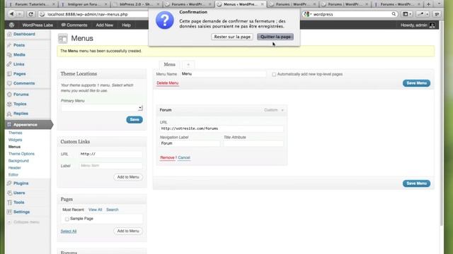 Intégrer un forum bbPress 2.0 sur votre blog WordPress смотреть онлайн