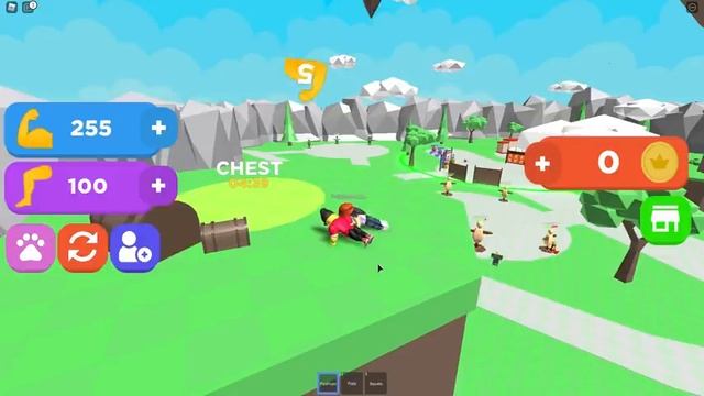 ТУТ ВСЕ НУБЫ! Новый Симулятор Качка в Роблокс! Strength Simulator 2.0 роблокс качки смотреть онлайн