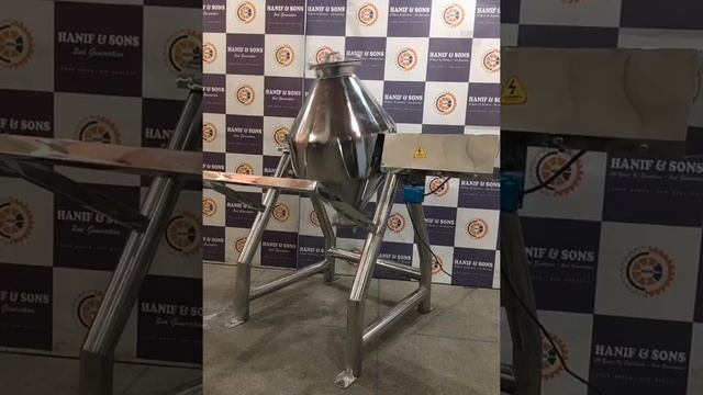 50KG Double Cone Mixer | Powder Mixer | Dry Powder Mixer | S.S Power Mixer | Cone Mixer смотреть онлайн