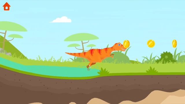 Dinosaur Island: T-Rex Games | Crazy Game Kids смотреть онлайн