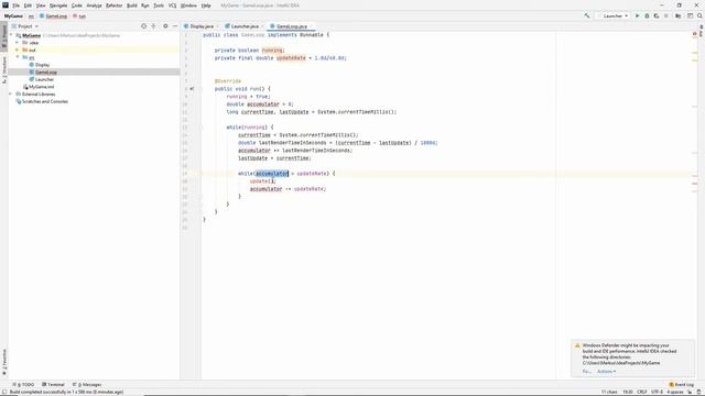 Java Game Tutorial: Ep 2 - GameLoop смотреть онлайн