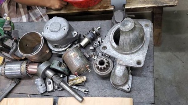 Self starter rebuild | starter motor repair  | Hino truck