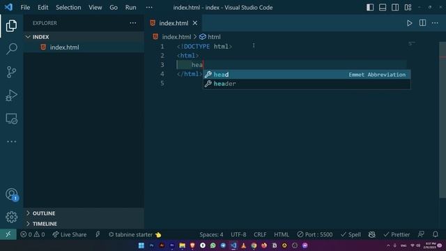 HTML Tutorial #2 doctype, html, head, body - Learn HTML in 2023 смотреть онлайн