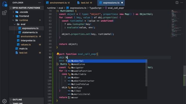 Native Global Functions - Programming Language From Scratch смотреть онлайн