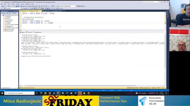 SQL Friday #81 - Transact-SQL Performance Tips смотреть онлайн