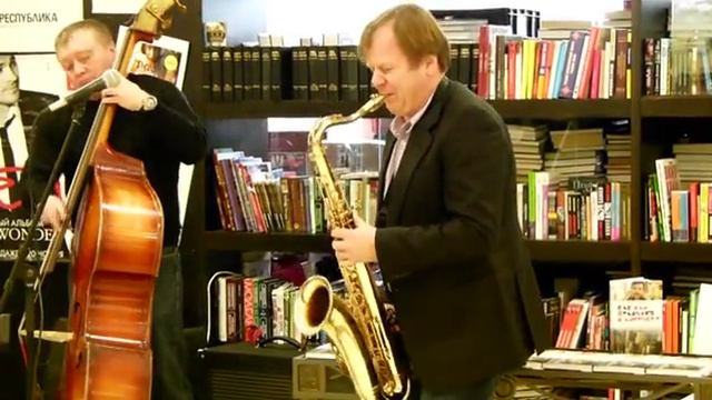 Nick Levinovsky and Igor Butman at Respublica Bookstore in Moscow смотреть онлайн