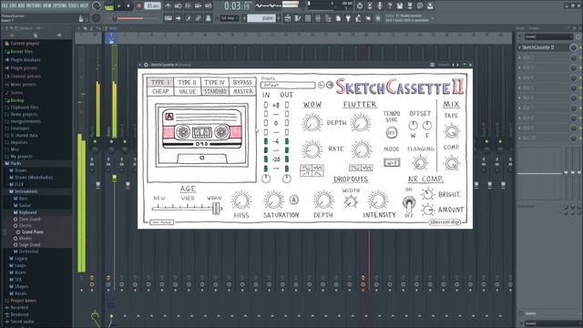 Sketch Cassette 2 : le plugin pour vieillir votre enregistrement смотреть онлайн