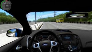 играю в City Car Driving  машина  Ford Focus ST MK3