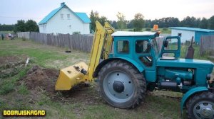 Самодельный погрузчик на заднюю навеску Т40АМ - ПГШ-08