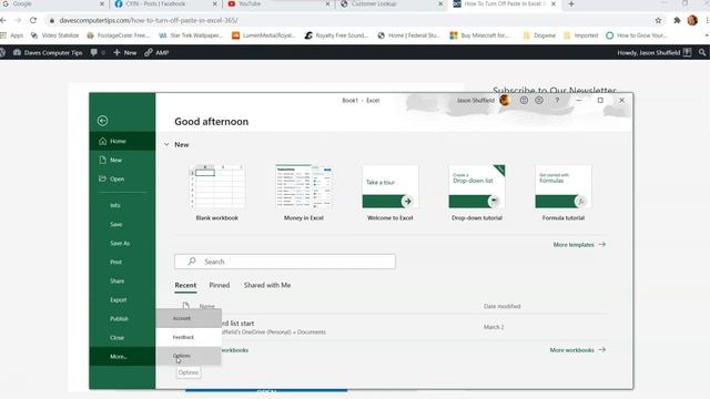 How To Turn Off Paste In Excel 365 смотреть онлайн