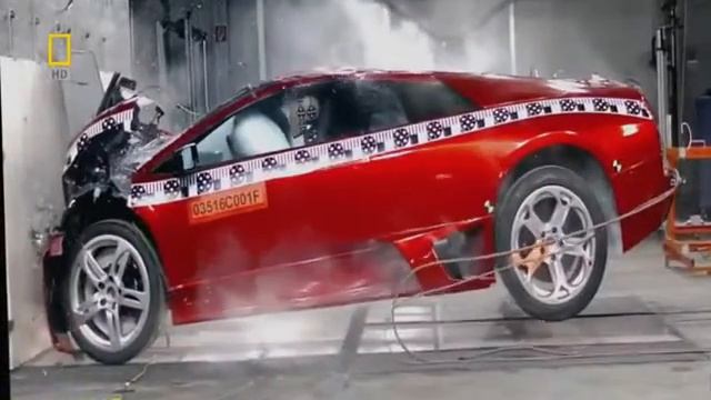 Lamborghini Murcielago Crash Test!!! HD смотреть онлайн