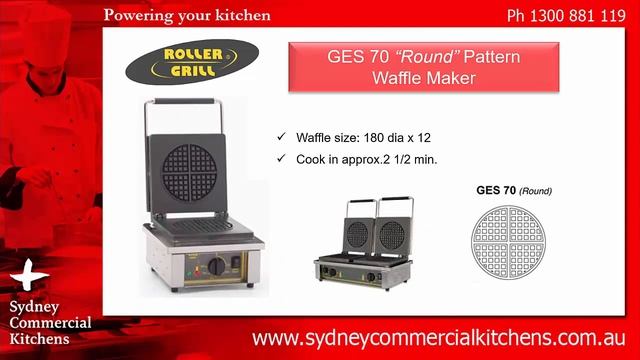 ROLLER GRILL - Waffle Bakers GES Series смотреть онлайн