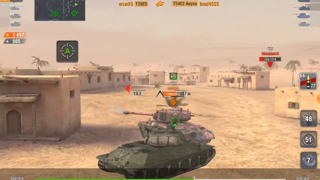 wot blitz ис6 "M" звёзды сошлись смотреть онлайн