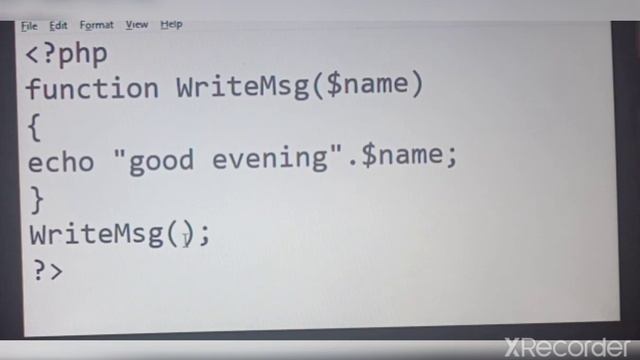 Function Program with parameter in php in Telugu/single parameter program in php/@lasya tech смотреть онлайн