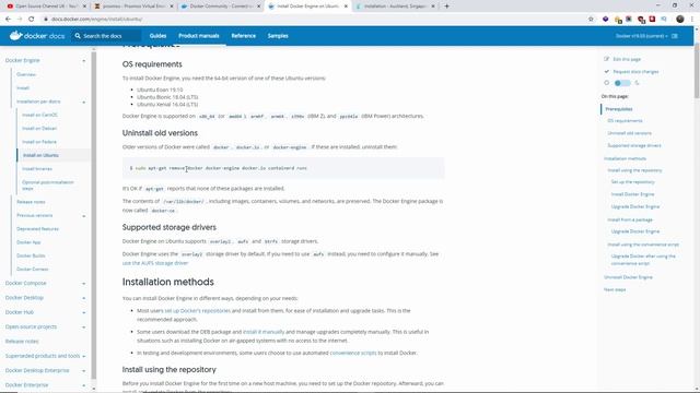 How I installed Docker on my Proxmox Server using Ubuntu - Part 1/3 смотреть онлайн