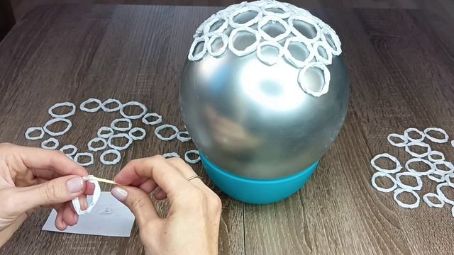 Декоративный шар из бумаги. Paper ball. смотреть онлайн