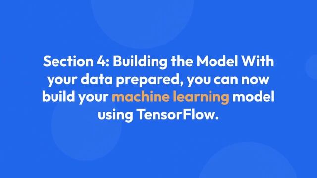 How to Build a Machine Learning Model with Python and TensorFlow смотреть онлайн