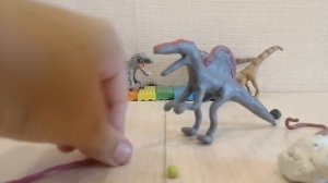 Как слепить СПИНОЗАВРА из пластилина