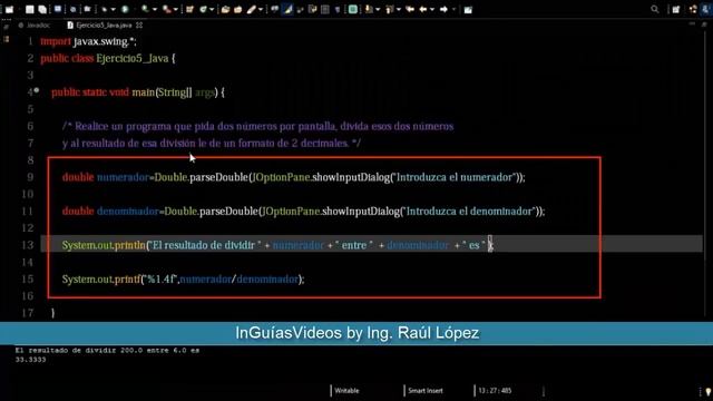 EJERCICIOS 5 y 6 - Programación JAVA (parse.Double) (if) (else) [Métodos] [Lenguaje JAVA] смотреть онлайн