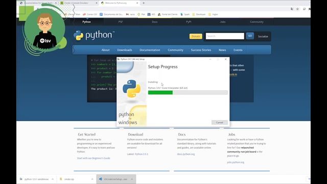 Empezando con Python desde CERO - Instalación y ejemplo en Mac y Windows смотреть онлайн
