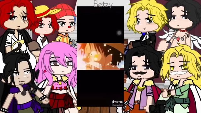 ? Luffy Family + Mihawk, Shanks + Past Grand Fleet react to Luffy, Zoro, ... ? Gacha ? Compilation смотреть онлайн