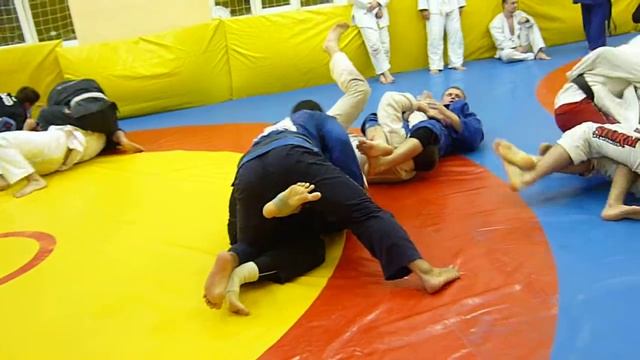 Елена Зенкевич x Родриго Кабрал, учебный спарринг 2011 в Alliance Moscow