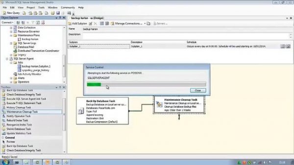 How To Create Auto Backup SQL Server 2008 R2