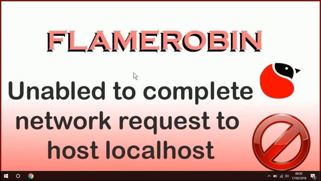 unable complete network request host localhost erro flamerobin смотреть онлайн