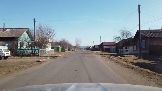 Улица Коммунистическая в Бичуре. От Хилокского моста до моста через р. Бичура. смотреть онлайн