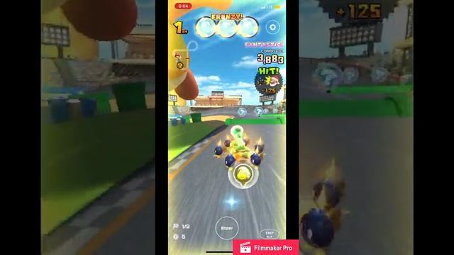 Crazy Nonstop Combo on Toad Circuit T | Mario Kart Tour смотреть онлайн