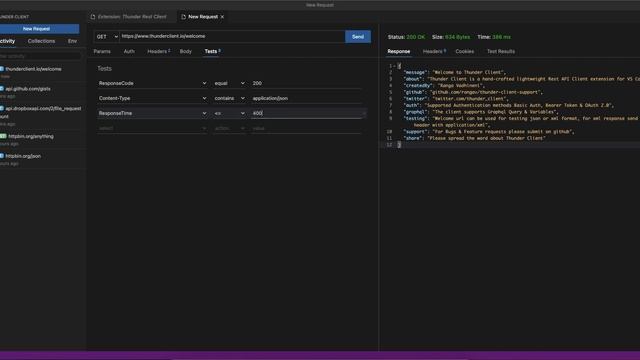 Thunder Client - Lightweight Rest API Client Extension for VS Code смотреть онлайн