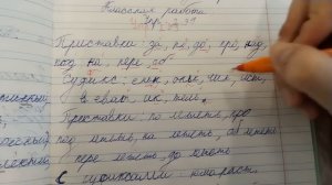 Проверяю рабочие тетради по русскому языку - 3 класс #25