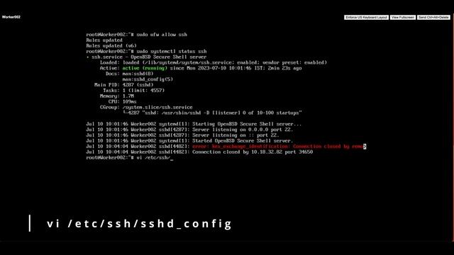 kex_exchange_identification: read: Connection reset by peer Error | root ssh | #linux #learning смотреть онлайн