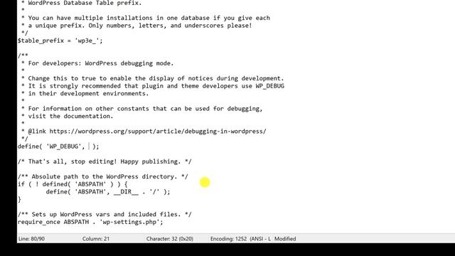 How to enable DEBUG mode on Wordpress with FTP Tutorial смотреть онлайн