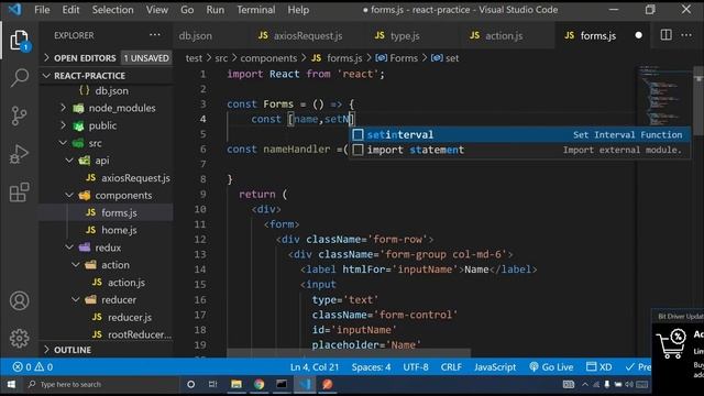 #3 React Redux CRUD Operation | Redux and Axios Api POST Data | How To POST Data to Server смотреть онлайн
