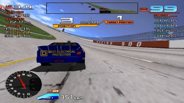 SEGA NASCAR Arcade Talladega Superspeedway 1st ① смотреть онлайн